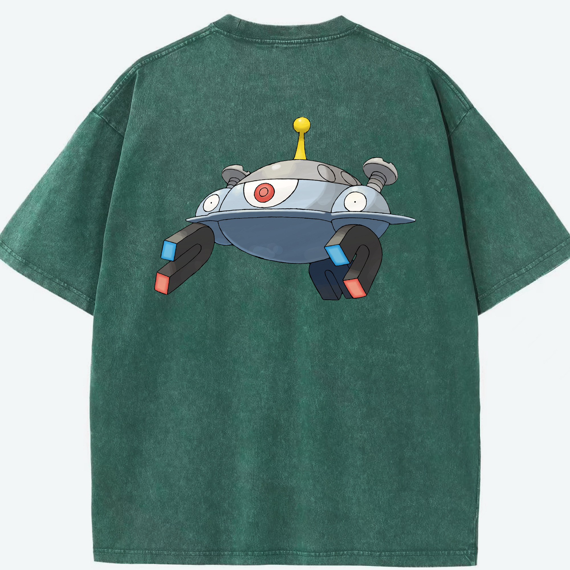 （画像用） ポケットモンスター Pokémon 綿100% ヴィンテージ風 半袖Tシャツ（背面プリント）